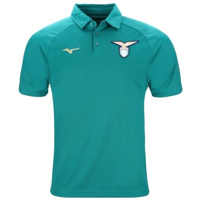 Camisa Polo Mizuno Cotton Lazio M Hombre - Verdes - Chile M159DSFROG